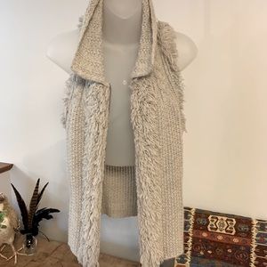 Banana Republic fringe sweater vest
